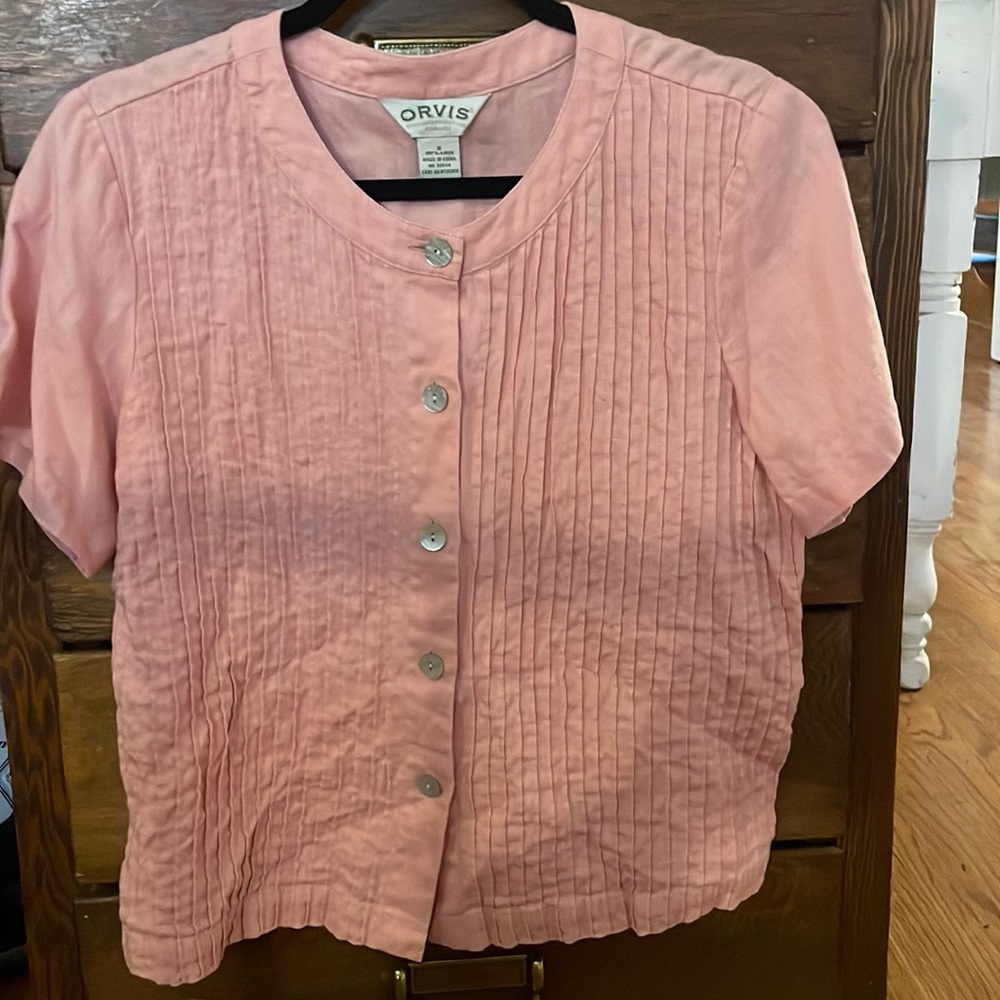 Orvis linen top